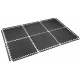 Image 1 for Мат-пазл Gymtek EVA 121х181,5х1см 6 частин чорний