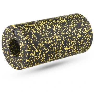 Масажний ролик Gymtek для йоги та фітнесу EPP 30*15см чорно-жовтий