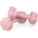 Image 4 for Гантелі для фітнесу композитні Gymtek 2х1кг рожевий