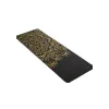Йога-мат Queenfit Mandala TPE 5 мм черный с золотым