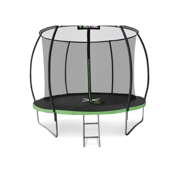 Батут Outtec Premium 12ft (374см) чорно-зелений з внутрішньою сіткою