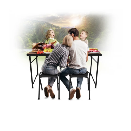 Стол туристический раскладной Outtec с 4 стульями Стол туристический раскладной Outtec с 4 стульями
