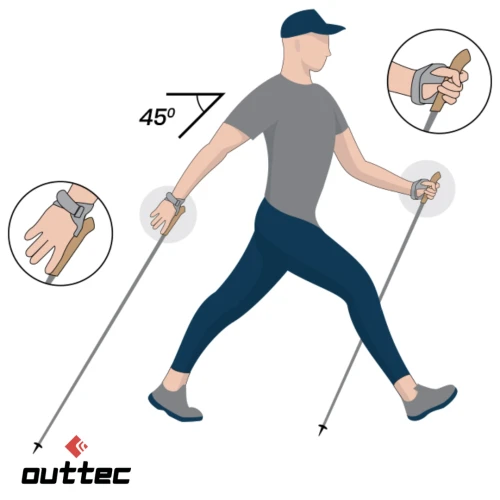 Скандинавская ходьба - разминка