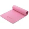 Килимок (мат) для фітнесу та йоги Queenfit Premium TPE 0,5см рожевий
