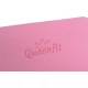 Image 5 for Коврик (мат) для фитнеса и йоги Queenfit Premium TPE 0,5см розовый