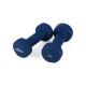 Image 2 for Гантели для фитнеса неопреновые Queenfit 2х2кг темно-синий