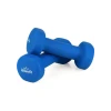 Гантели для фитнеса неопреновые Queenfit 2х1,5кг светло-синий