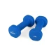 Image 2 for Гантели для фитнеса неопреновые Queenfit 2х1,5кг светло-синий