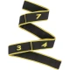 Image 1 for Резинка для фитнеса с петлями Queenfit 86,5 х 4см черно-желтая