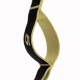 Image 7 for Резинка для фитнеса с петлями Queenfit 86,5 х 4см черно-желтая