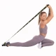 Image 8 for Резинка для фитнеса с петлями Queenfit 86,5 х 4см черно-желтая