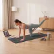 Image 7 for Коврик (мат) для фитнеса и йоги Gymtek Premium TPE 0,5см черный