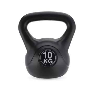 Гиря виниловая Gymtek 10кг черный