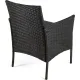 Image 9 for Садовая мебель Outtec LUXURY стол и 2 стулья черно-графитовые