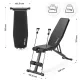 Image 12 for Складана регульована лава для тренувань Gymtek XL400 з еспандерами для дому