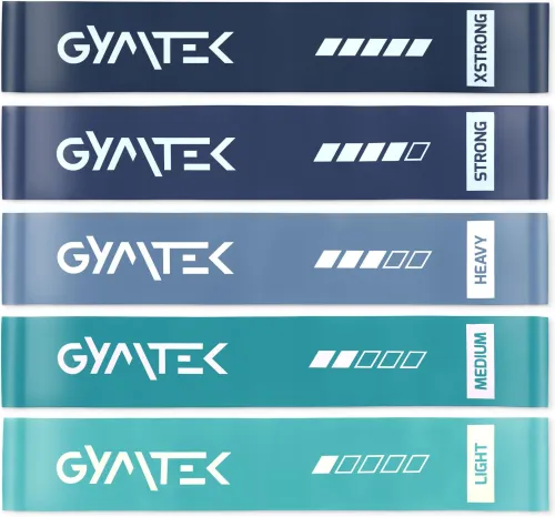 Набор резинок для фитнеса Gymtek 0,5-30кг синий