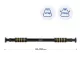 Image 10 for Турнік розсувний GYMTEK 63-100см чорно-жовтий