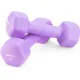 Гантели для фитнеса неопреновые Gymtek Hex 2х2кг сиреневый