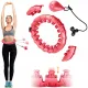 Image 2 for Хулахуп Gymtek с утяжелителем регулируемый розовый