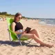 Image 3 for Раскладное кресло-лежак Outtec с чехлом салатовый