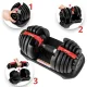 Image 14 for Гантель розбірна регульована Gymtek 2,5-24кг червоний