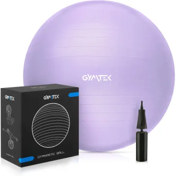 Фітбол Gymtek 65см лавандовий + насос