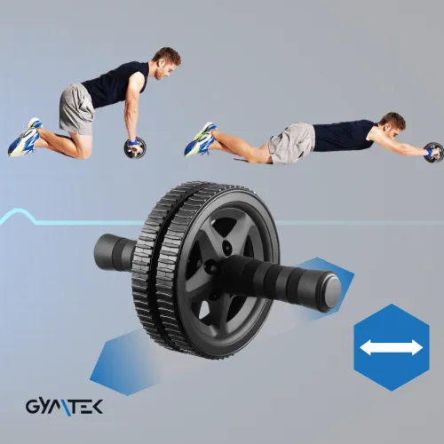 Колесо для пресу Gymtek дає навантаження на різні групи м'язів а саме: Колесо для пресу Gymtek дає навантаження на різні групи м'язів а саме: