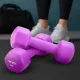 Image 4 for Гантели для фитнеса неопреновые Gymtek Hex 2х3кг фиолетовый