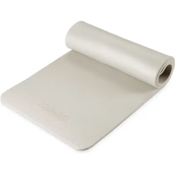 Килимок (мат) для фітнесу та йоги Gymtek NBR 1,5см світло-сірий