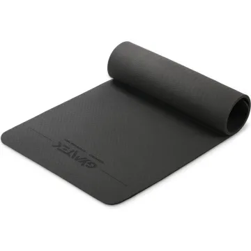 Килимок (мат) для фітнесу та йоги Gymtek Premium TPE 0,5см чорний