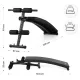 Image 19 for Похила лава для тренувань преса Gymtek XL200 з еспандерами для дому
