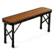 Image 9 for Стол туристический раскладной Outtec + 2 скамейки коричневый