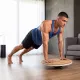 Image 6 for Балансировочная доска Gymtek круглая для фитнеса и координации натуральная