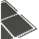 Image 8 for Мат-пазл Gymtek EVA 120×120×1см 4 части черный