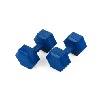 Гантелі для фітнесу композитні Gymtek 2х5кг темно-синій