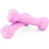 Гантели для фитнеса неопреновые Gymtek Hex 2х0,5кг розовый