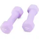 Image 7 for Гантели для фитнеса неопреновые Gymtek Hex 2х1кг лавандовый
