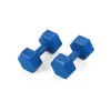 Гантелі для фітнесу композитні Gymtek 2х2кг світло-синій