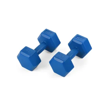 Гантелі для фітнесу композитні Gymtek 2х2кг світло-синій