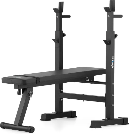 Скамья со стойками для тренировок со штангой Gymtek XL700 складная