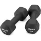 Image 8 for Гантели для фитнеса неопреновые Gymtek Hex 2х4кг черный