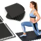 Image 2 for Мат-пазл Gymtek EVA 120×120×1см 4 части черный