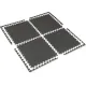 Image 1 for Мат-пазл Gymtek EVA 120×120×1см 4 части черный