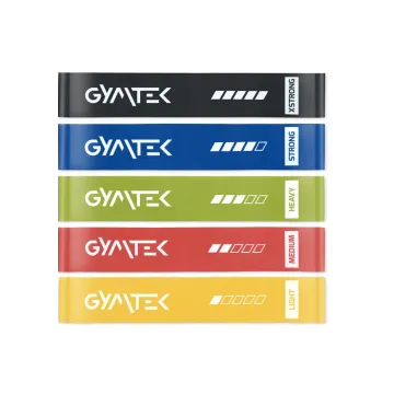 Набор резинок для фитнеса Gymtek 0,5-30кг 5 штук
