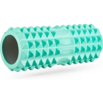 Масажний ролик Gymtek для йоги та фітнесу EVA 33*11см м'ятний