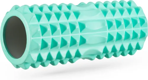 Массажный ролик Gymtek для йоги и фитнеса EVA 33*11см мятный