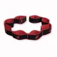 Image 4 for Резинка для фитнеса с петлями Gymtek Queenfit 86,5 х 4см черно-красная