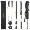Трекінгові палки Outtec алюмінієві 3-х секційні 65-135см Anti-shock