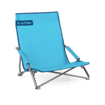 Пляжное кресло шезлонг Outtec Easy Go складное бирюзовый