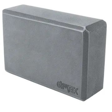 Блок для йоги Gymtek EVA сірий